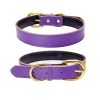 Genuine Leather Dog Collar; Wide Dog Collar; Soft Padded Breathable Adjustable Tactical Waterproof Pet Collar